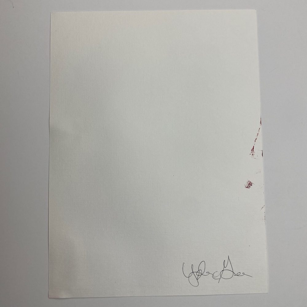 Abstract Acrylic Original Painting On Canvas Paper 9X12 Wall Art Red - Picture 8 of 8